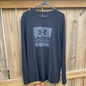 Under Armour Black Long Sleeve Performance Tee